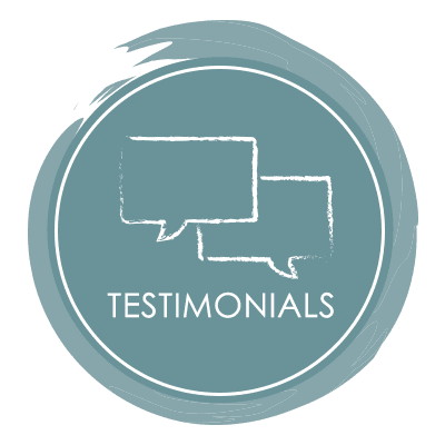 Testimonials Watercolor CTA Circles