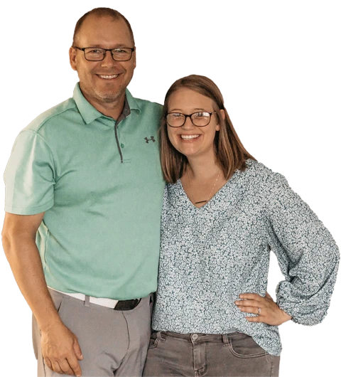 Chiropractor Rothschild WI Giana Backes With Husband Chiropractor Rothschild WI Giana Backes With Husband